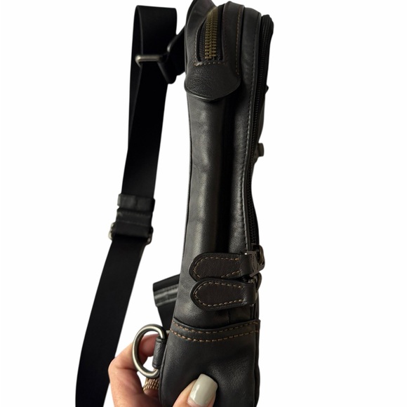 Coach Black Leather Men's Backpack - Picture 4 of 8